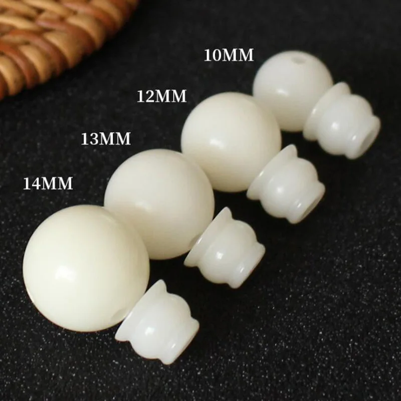 Оптовая продажа 10 компл./лот натуральные белые семена Бодхи гуру 3 отверстия