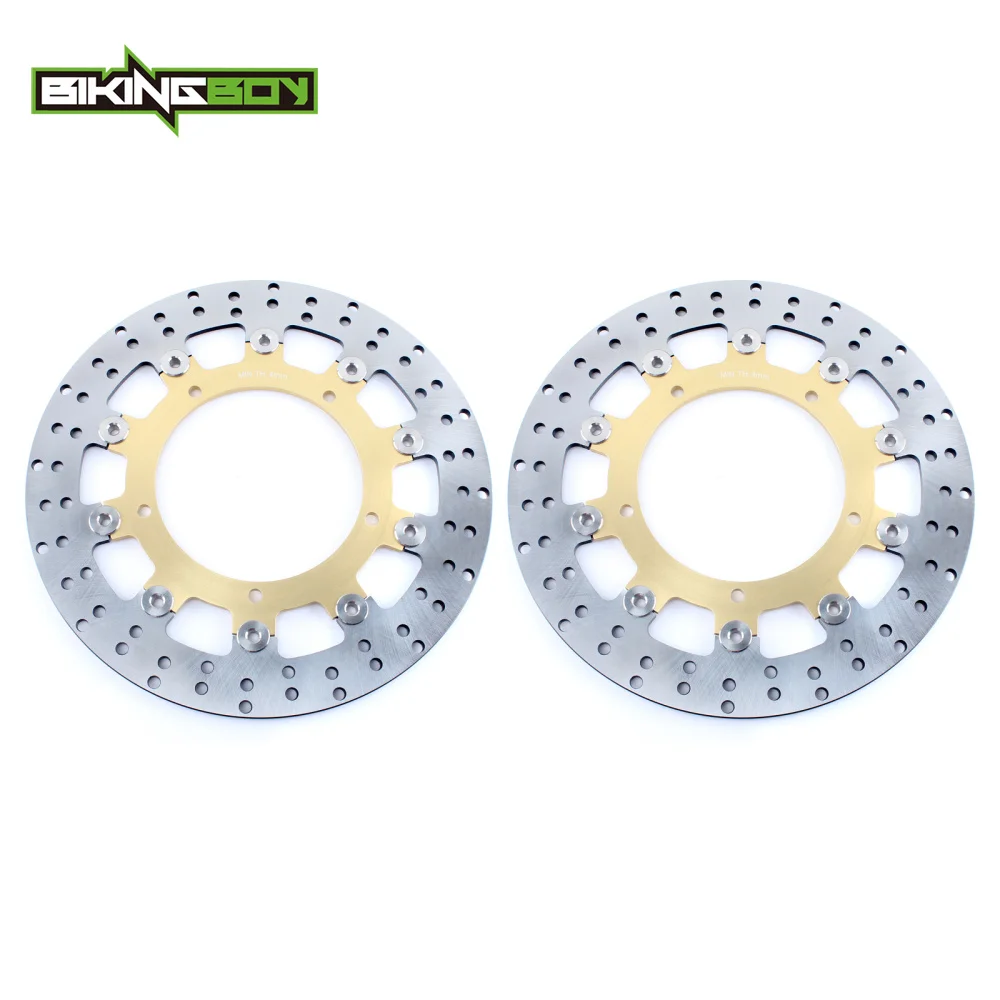 BIKINGBOY передние тормозные диски роторы для Yamaha YZF R6 03 04 FZ6 FAZER S2 600 07 08 MT03 660 06-11 10 MT-09