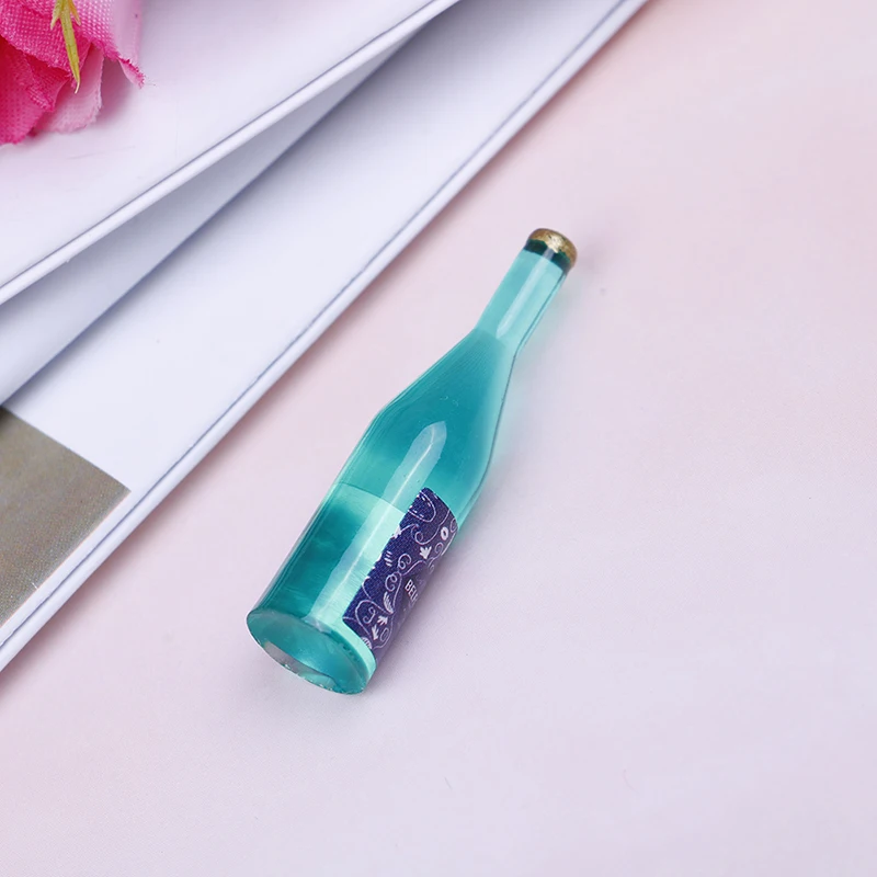 Горячая Распродажа мини смолы миниатюры для кукольного домика бутылки вина с