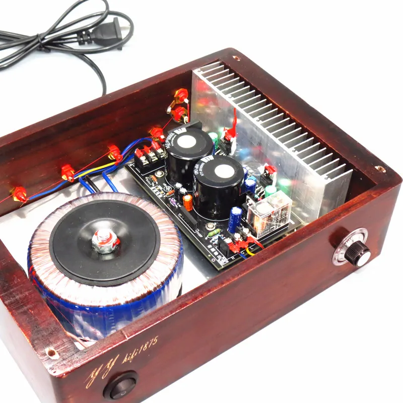 DIY LM1875 усилитель мощности 30 Вт + сладкий голос с помощью Плата усилителя