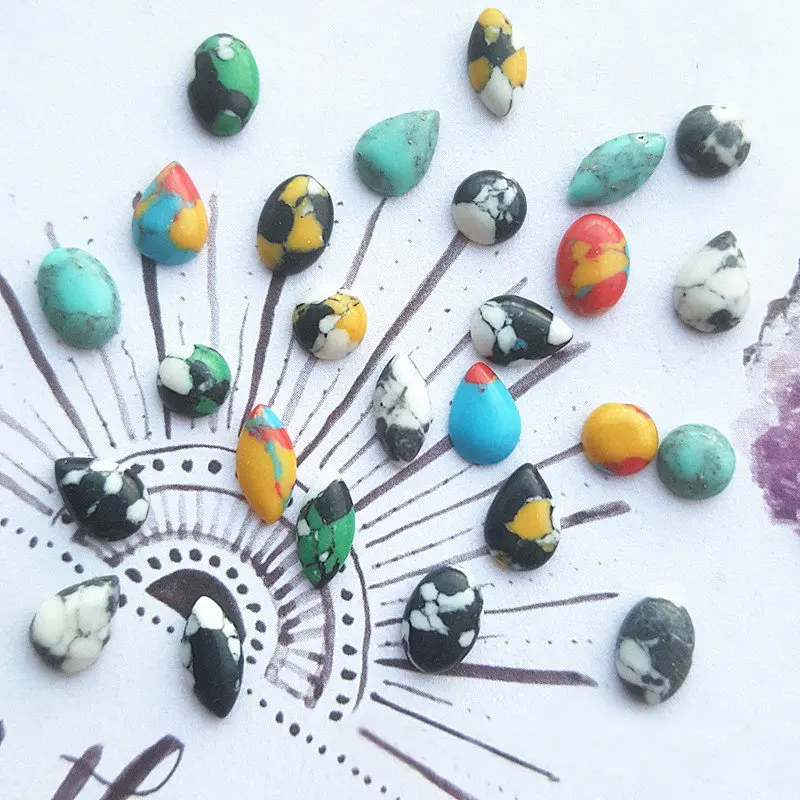 Модные подвески в японском стиле для дизайна ногтей искусственные камни ретро 20