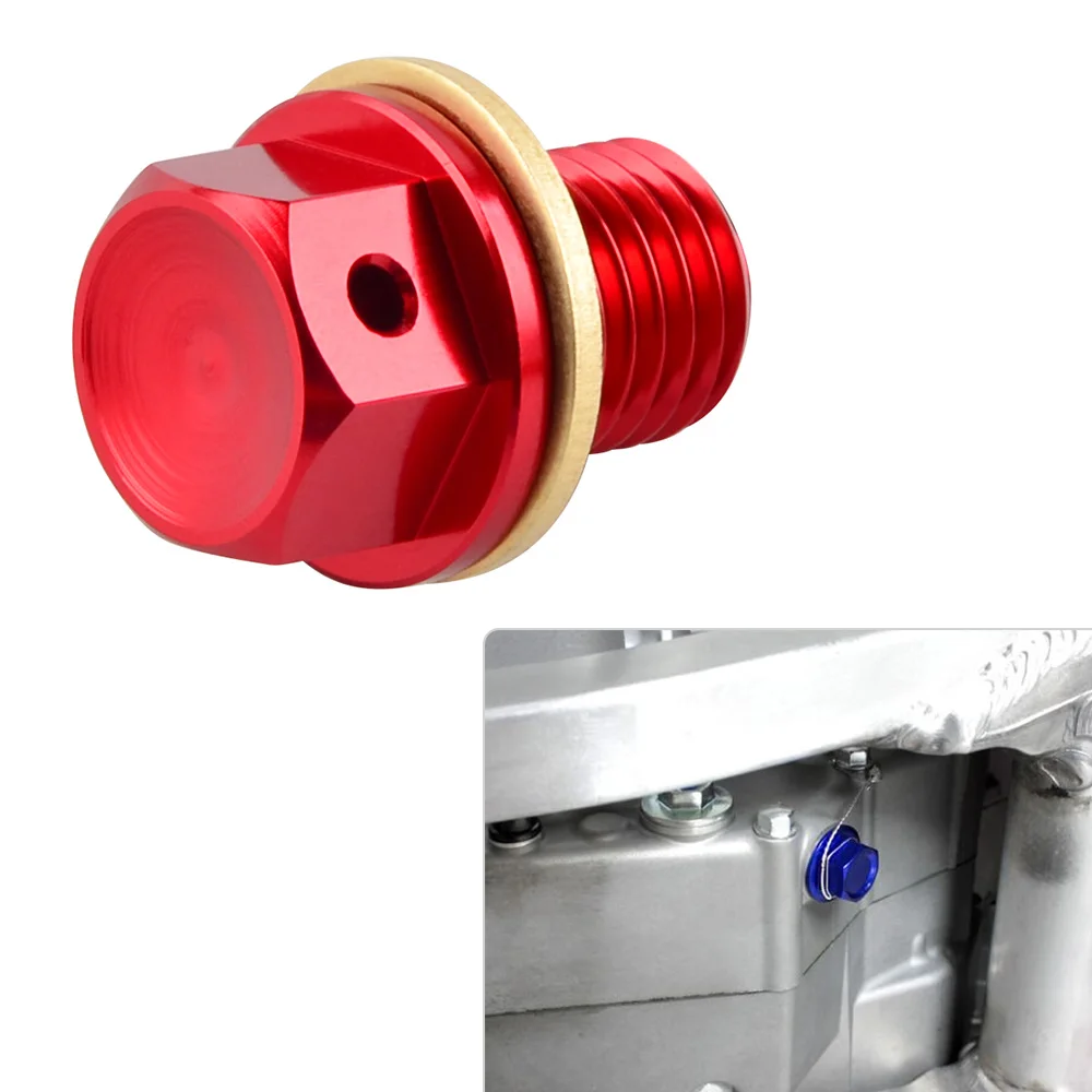 NICECNC M12xP1.5 болт с пробкой для слива масла Honda CRF XR Z 50 CR 80 125 250 480 500 125R 250R 100 350 650L 74