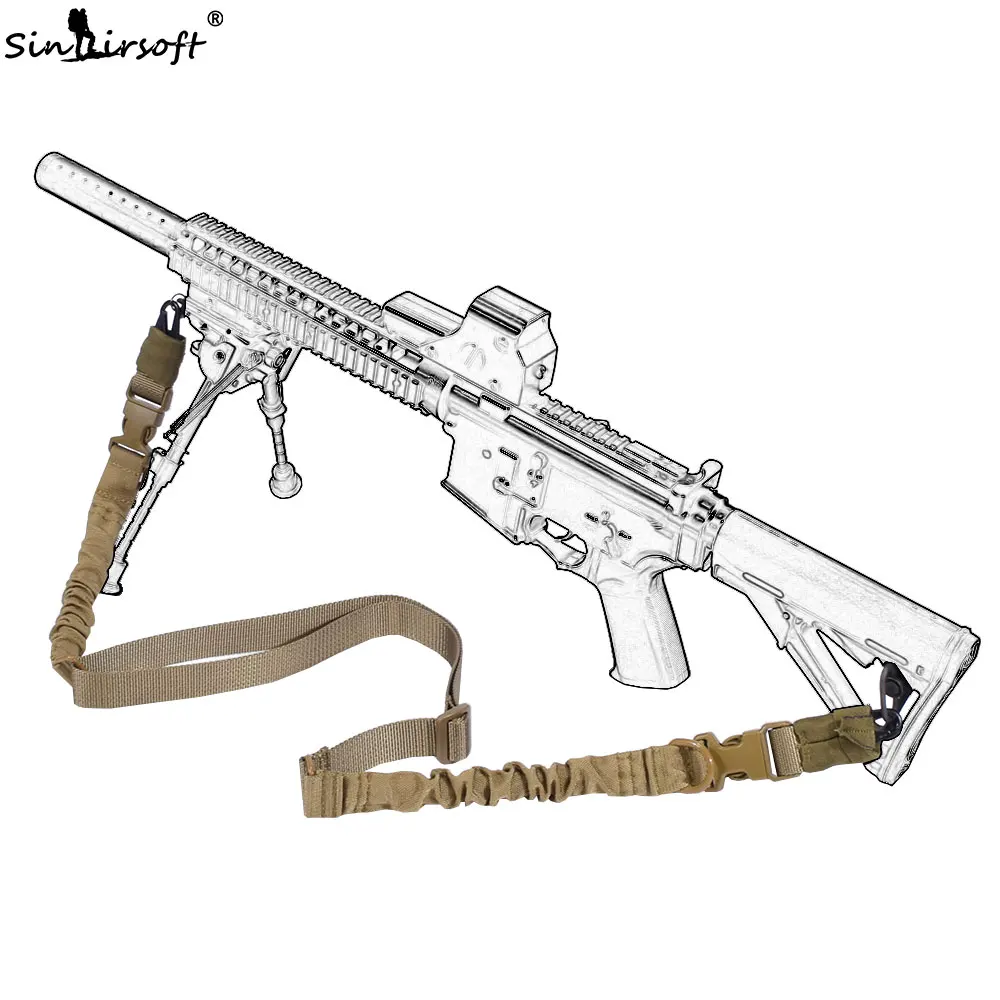 Ремень SINAIRSOFT для оружия тактический двухточечный ремень уличный страйкбола