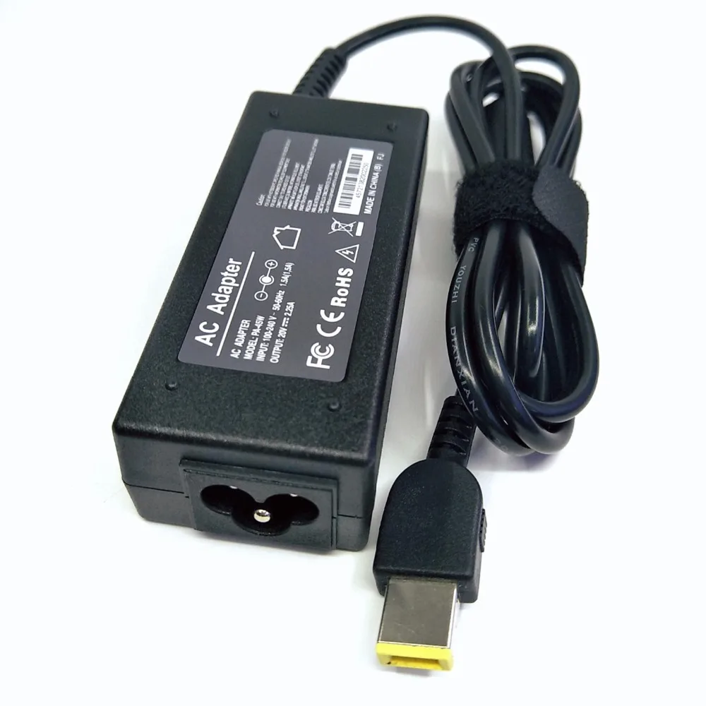20 V 2.25A USB квадратный разъем вольт универсальный Питание адаптер переменного тока