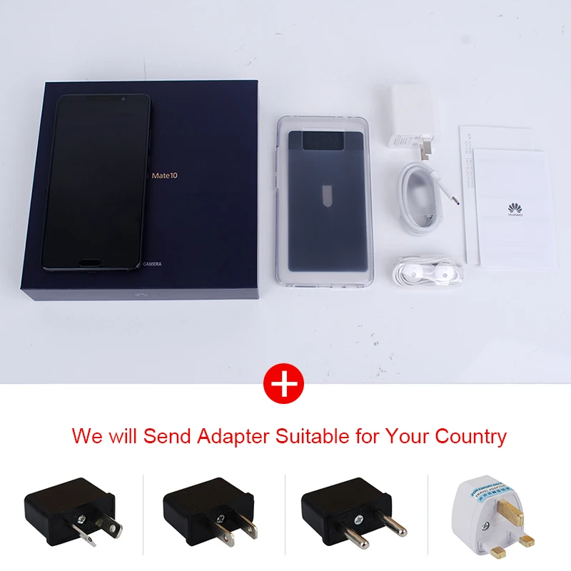 Huawei mate 10 Глобальный Встроенная память смартфон 5 9 ''kirin 970 Android 8 0 20.0MP 4000 мАч NFC