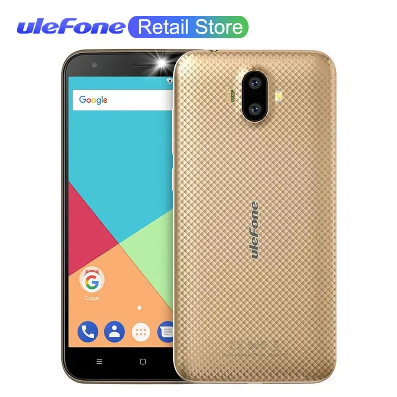 Оригинальный Ulefone S7 Pro 2 Гб ОЗУ 16 ПЗУ 3g WCDMA MTK6580 четырехъядерный 5 0 &quotHD 13 МП Двойная