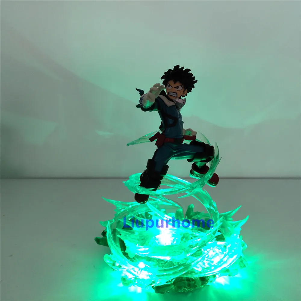 Boku без герой Lampara Bakugou Katsuki VS haku светодиодный ночной Светильник мой герой "сделай сам" Битва сцена настольная лампа