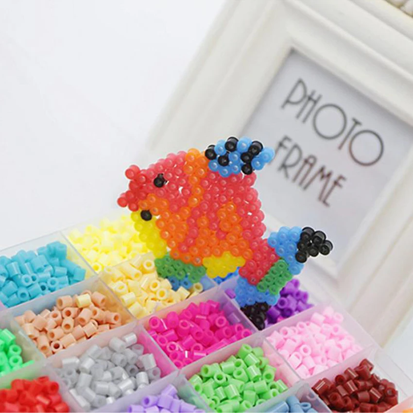 Кукольные бусины hama 5 мм пазл 36 цветов 8000 шт./компл. Perler 3D пазлы развивающие
