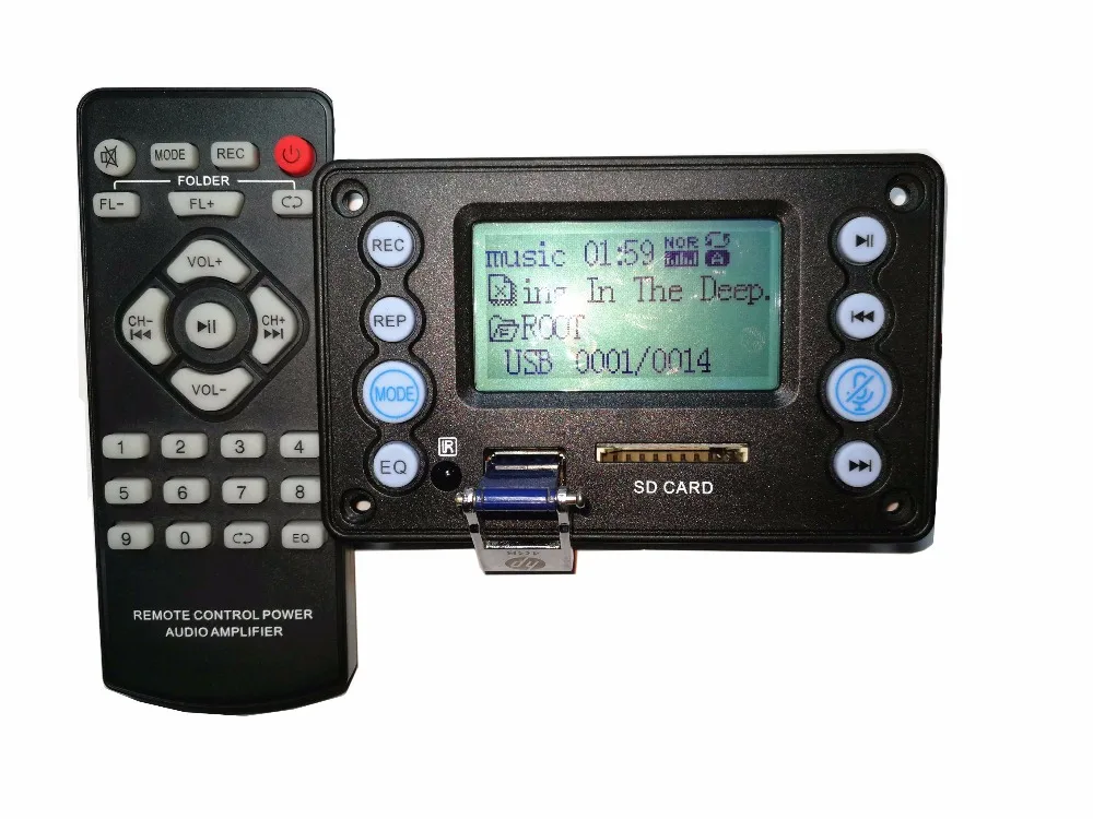 Плата mp3 декодера с ЖК дисплеем 5 В Bluetooth 4 2 аудиоприемник APE FLAC WMA WAV декодирование