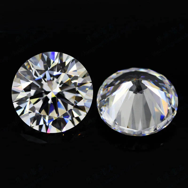 Круглый Блестящий Огранки 0.2ct карат 3 5 мм F цвет Муассанит без огранки камень VVS1