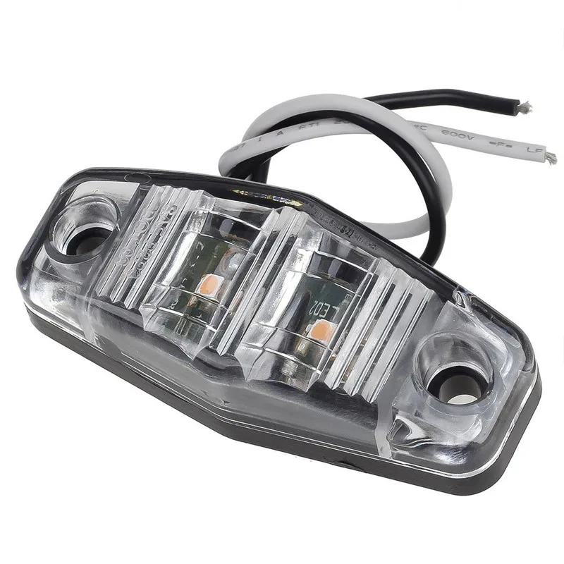 1x светодиодный, боковой, габаритный фонарь лампа габаритного фонаря 12V 24V e-помечено автомобиль грузовик прицепа автобуса задние лампы внешнего освещения парковки светильник s atv