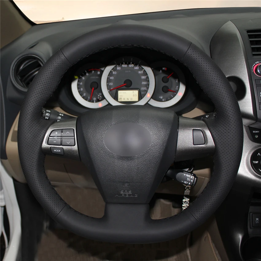 MEWANT черный чехол рулевого колеса автомобиля из искусственной кожи для Toyota Corolla RAV4