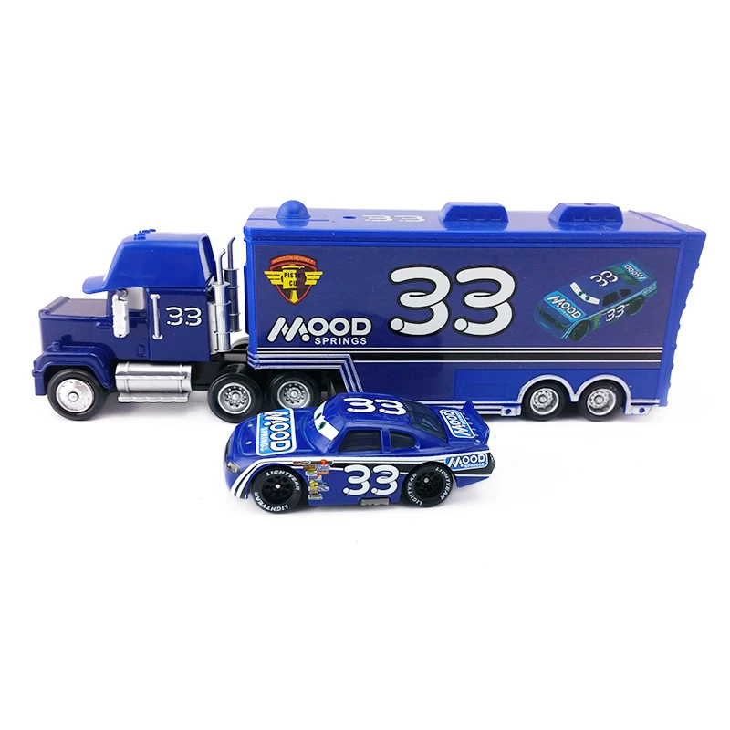 Disney Pixar Cars Mack Uncle & No.33 Mood пружины литые под давлением игрушечные машинки свободные