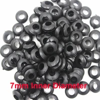 7mm inner diameter wire rubber seal grommets ring cable protection hole plug pack of 50