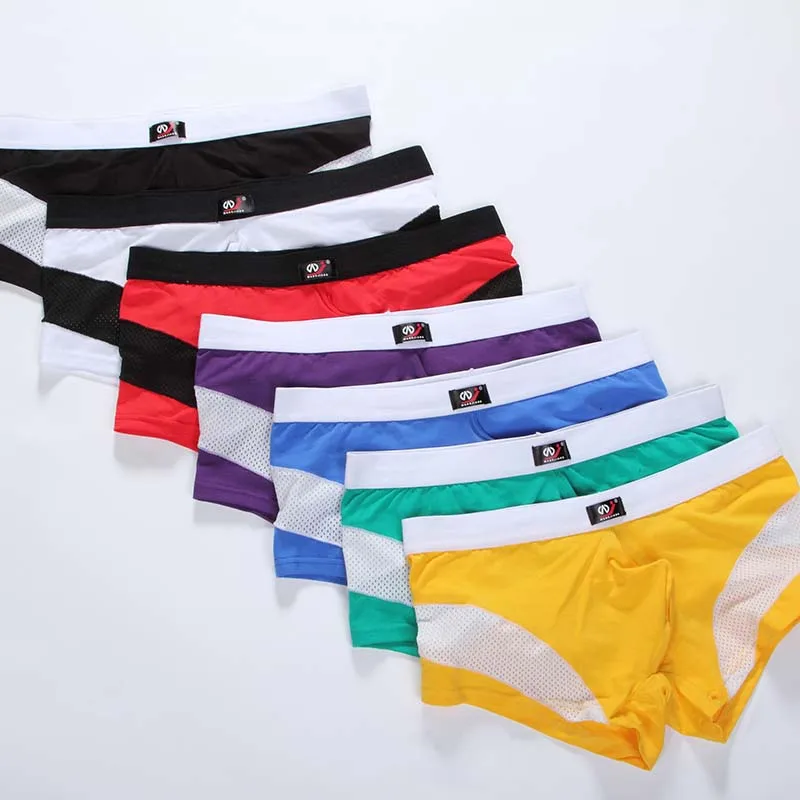Мужское нижнее белье для геев боксеры Calzoncillos String Homme мужское хлопковые