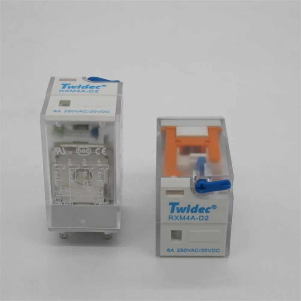Высокое качество электромагнитное реле 24V DC катушка 4PDT питания MY4NJ HH54P-L 14 Pin w микро