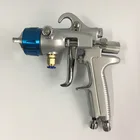 SAT1189 пистолет-распылитель с двойным соплом, нано хромированная пластина, пистолет для краски, воздушный инструмент для окраски автомобиля, пистолет для краски с двумя головками