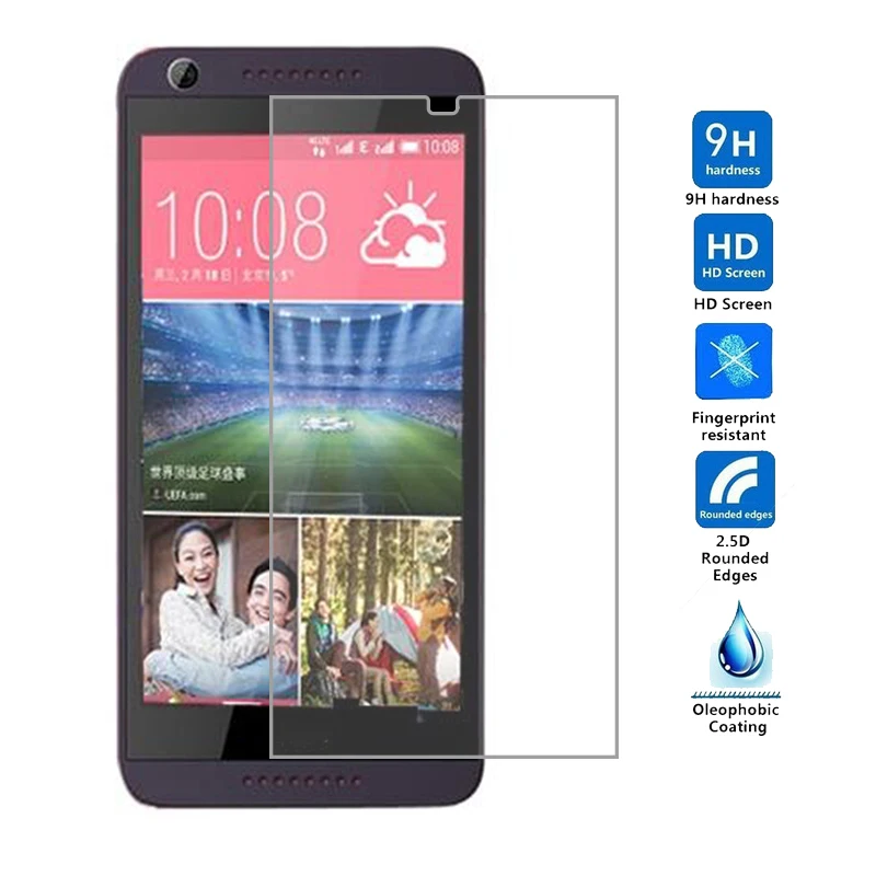 2PCS Screen Tempered Glass For HTC Desire 626 protector for 0.26MM Protective Film | Мобильные телефоны и аксессуары