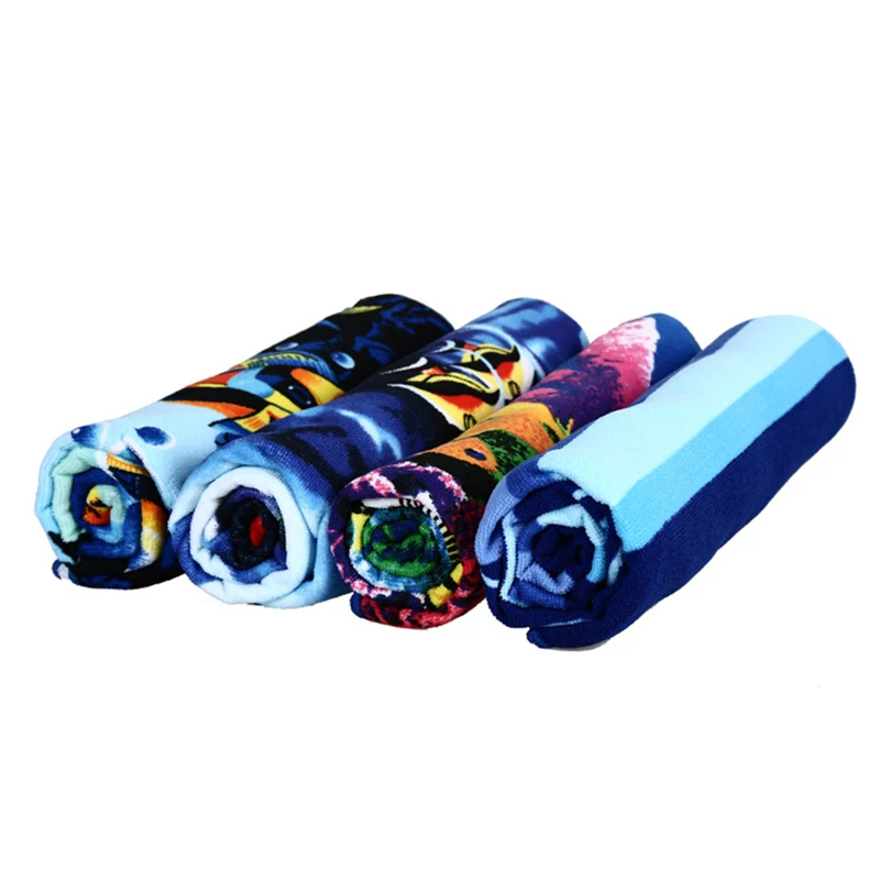 2019 70*150 см новейшая мода подводный мир ультратонкое волокно пляжное полотенце