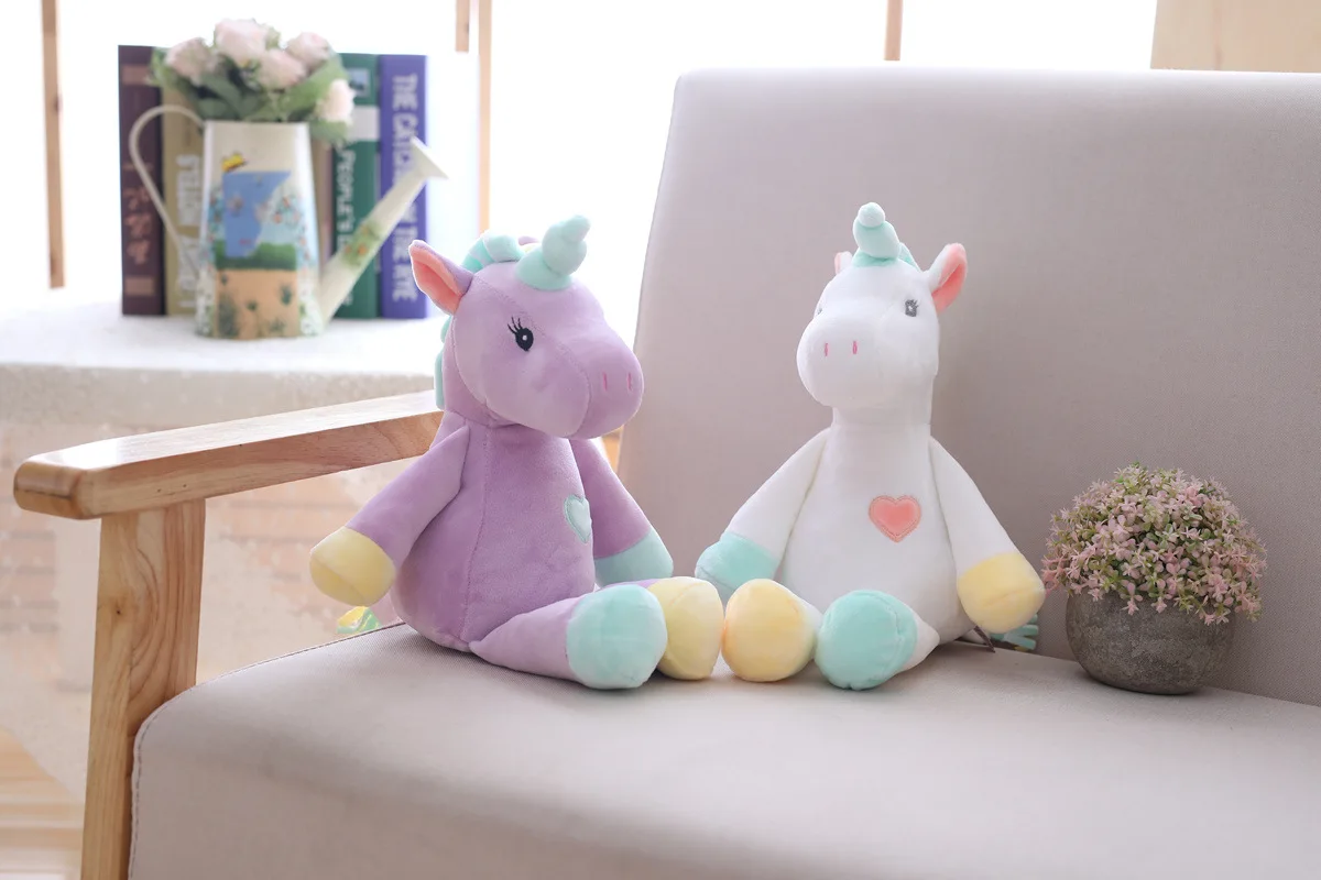 Плюшевая Радужная игрушечный Единорог Unicornio мягкая чучела Животные Кукла "Сова" игрушки для детей маленьких девочек Рождественский фантастический подарок