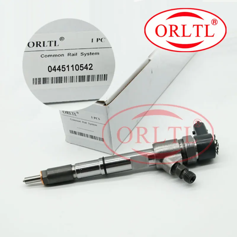 

ORLTL 0 445 110 542 New Fuel Injectior 0445110542 Common Rail Diesel Injector Assy 0445 110 542 Diesel Injector Nozzle Spray