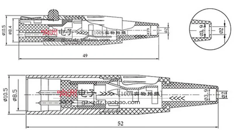 Мини коннектор XLR 3 4 5 6 Pin с гнездом 100 шт.|4 pin female connector|4 femaleconnector |