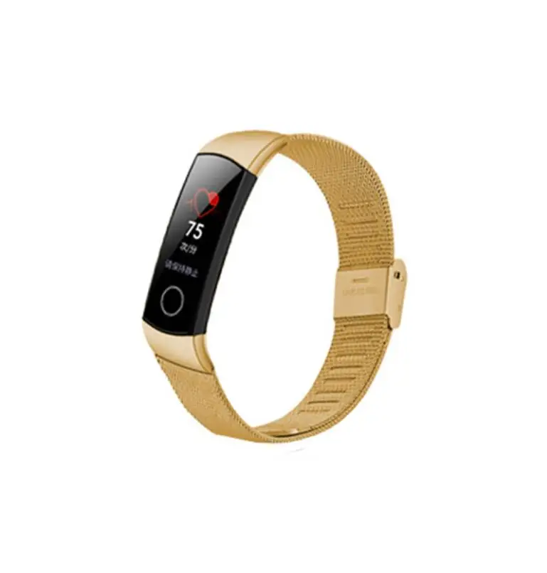 Ремешок для Honor Band 5/4 Миланская петля металлический ремешок из нержавеющей стали для huawei Honor Band 4 5 сменный Браслет