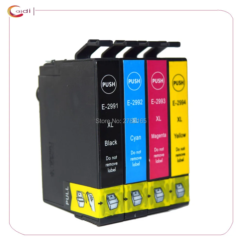 

4pack T29 29XL T2991-T2994 Ink Cartridge Compatible For Epson XP-235 XP-332 XP-335 XP-432 XP-435 Printer