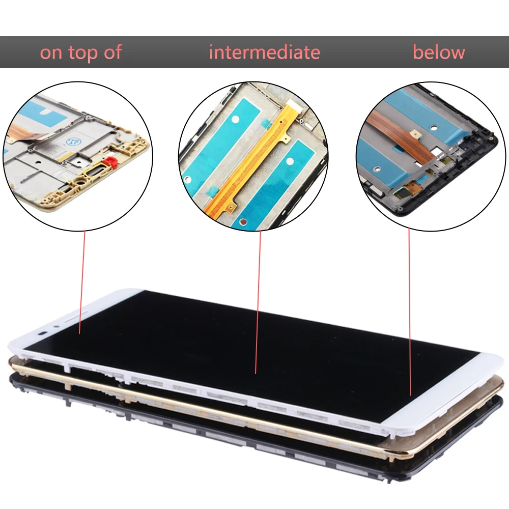 OTMIL 6 0 &quotдля HUAWEI Mate 7 ЖК-дисплей с сенсорной панелью рамкой Digitizer Assembly для Mate7 MT7-TL00