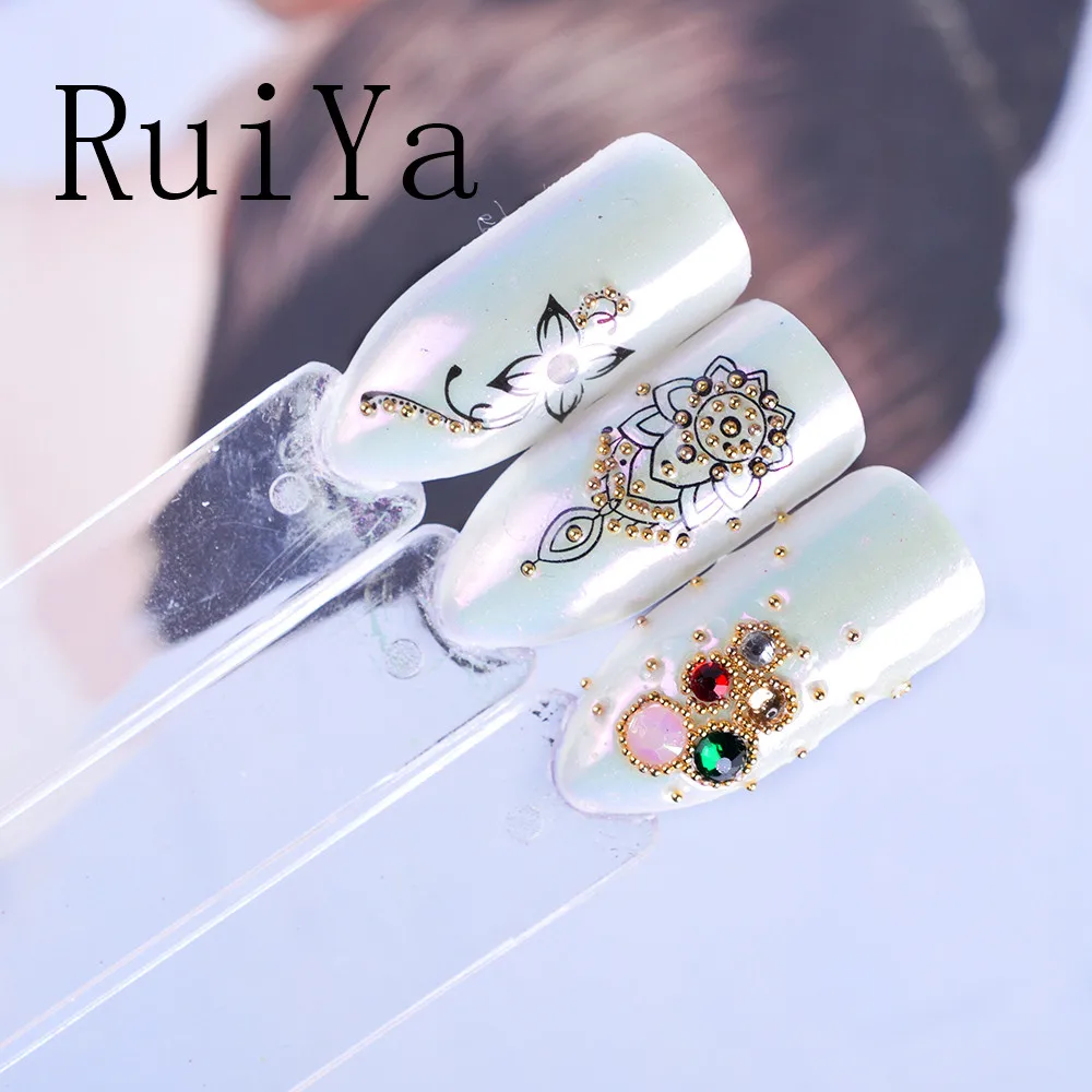 0 6 мм Φ искусство фотогвоздик для ногтей 3d металлические бусины фотоэлемент УФ