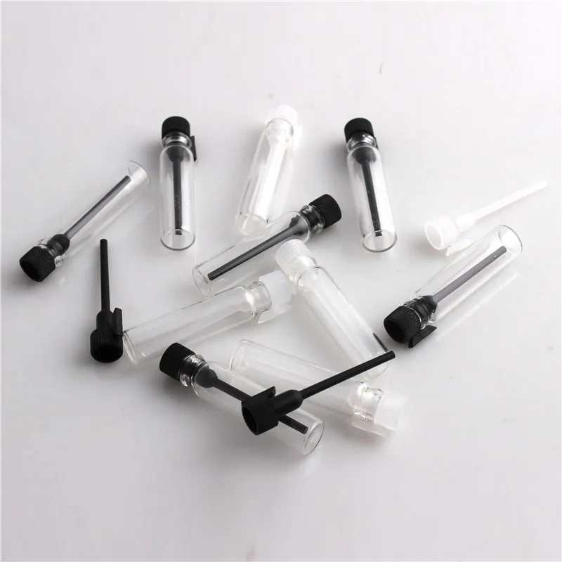 free delivery 50Pcs/Lot 1ML Empty Mini Glass Perfume Small Sample Vials Bottle Laboratory Liquid Test Tube Trial | Красота и здоровье