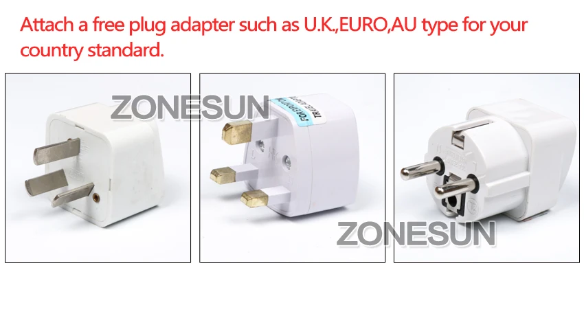 ZONESUN 110/220 V ручной бутылка Набор насадок пластиковые укупорочные 10-50 мм кепки автомат для навинчивания крышек 64 кг/fcm ручная машина для домашнего консервирования