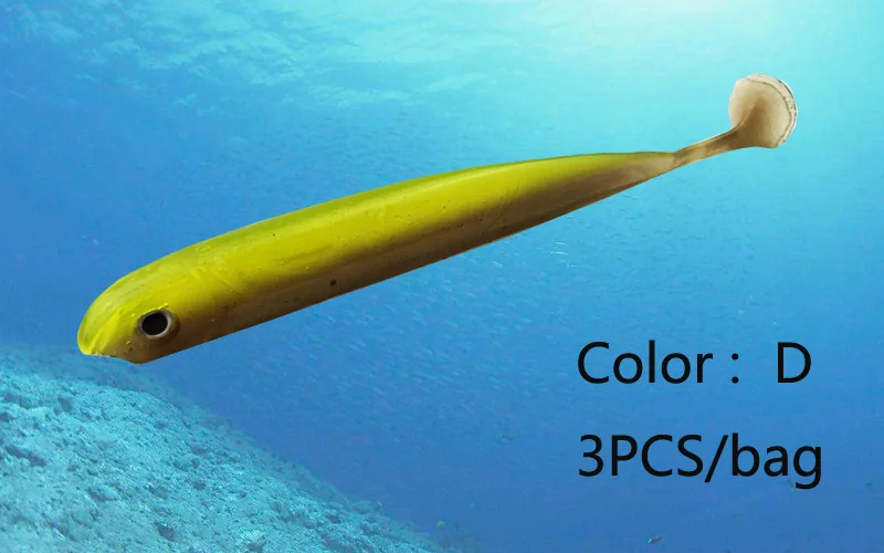 Мягкая приманка джиг головная 3 шт./лот ручная работа мягкая рыболовная Т хвост