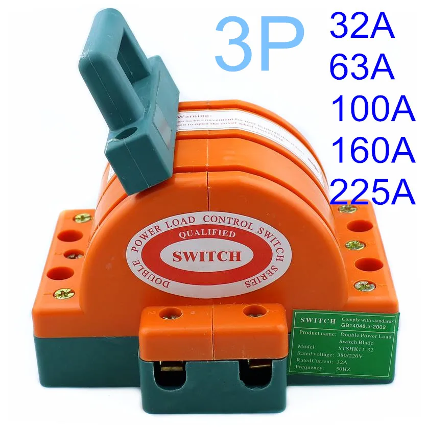 3P 100A Двойной Переключатель хода трехфазный три провода переключения|switch switch|switch