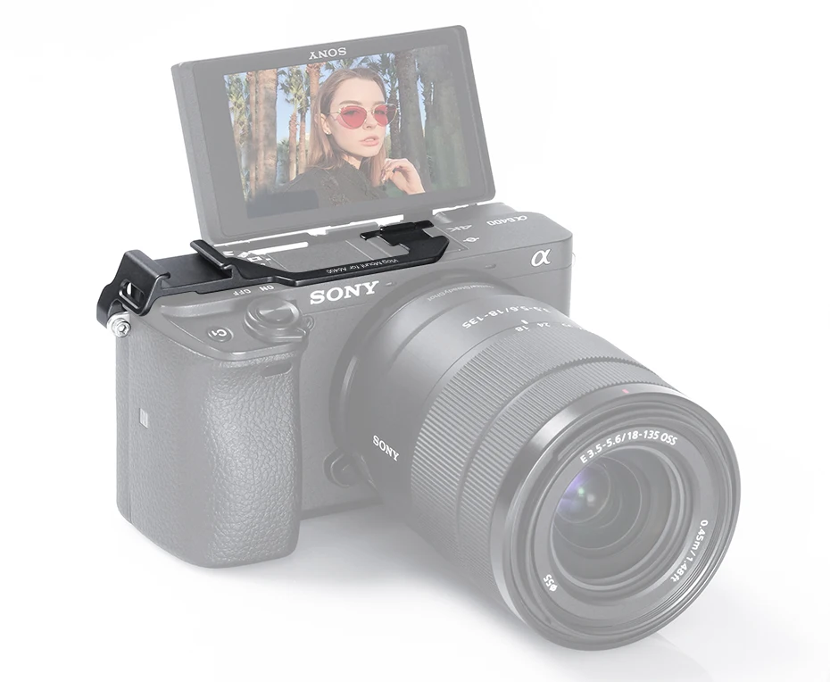UURig быстросъемная пластина для sony A6400 Vlog крепление для микрофона удлинитель кронштейн с холодным башмаком крепление для микрофона расширение
