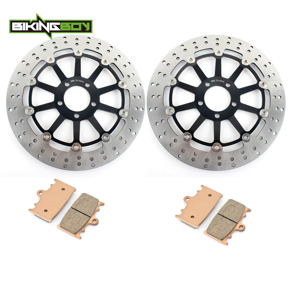 BIKINGBOY для Kawasaki Ninja ZX9R ZX-9R 94 95 ZZR 1100 93-01 00 99 98 97 ZZ-R 1200 02 03 04 передние тормозные диски