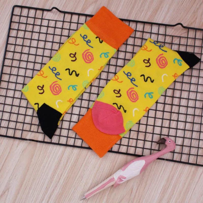Happysocks мужские Модные хлопковые носки в полоску ограниченный выпуск повседневные