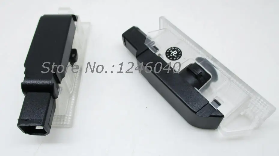 Светодиодные лампы для двери автомобиля 2 шт. световые с логотипом и объективом