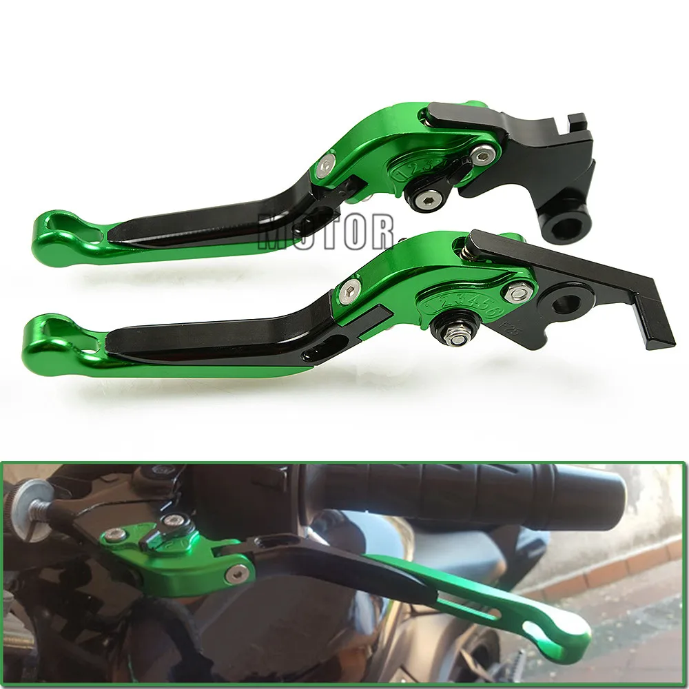 

Рычаги тормозной муфты для мотоцикла Kawasaki NINJA650R ER6F 09-16 ER6N 09-17 Регулируемая Складная подставка для ниндзя 650 R ER 6F 6N