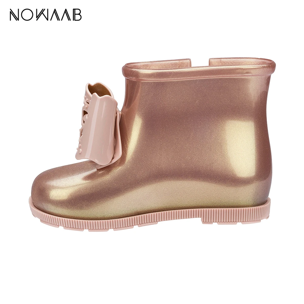Мини-сандалии Melissa Sugar Rain Boot новинка 2019 водонепроницаемые прозрачные туфли для