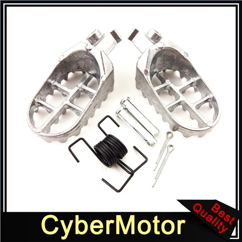 Алюминиевые Подножки для Yamaha PW50 PW80 TW200 TTR90 TTR90E Honda XR50R CRF50 CRF70 CRF80 CRF100F|foot pegs|footrests foot