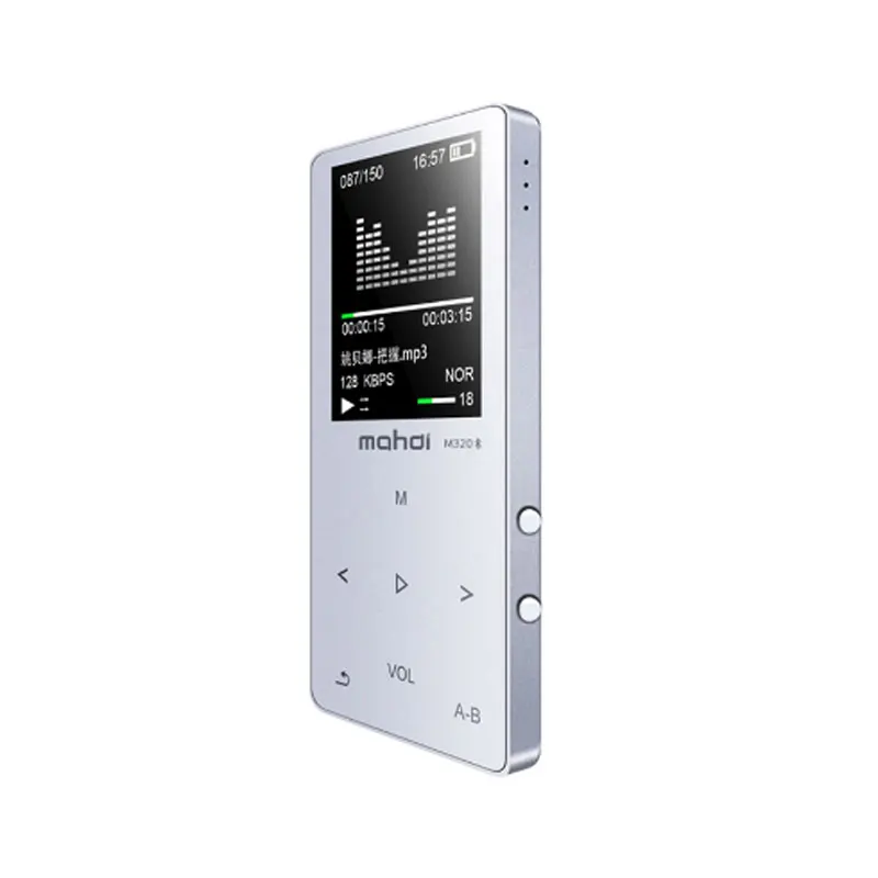 Новые металлические Bluetooth Спорт MP3 плеер Портативный аудио 16 ГБ с Встроенный