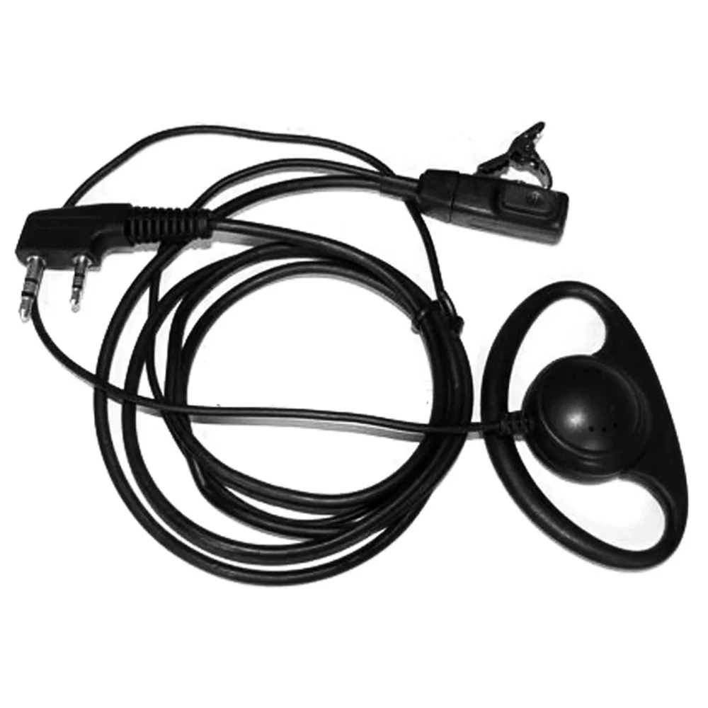 D Type динамик наблюдения гарнитура для двухстороннего радио Wouxun Baofeng UV 5RA Plus BF UVB2