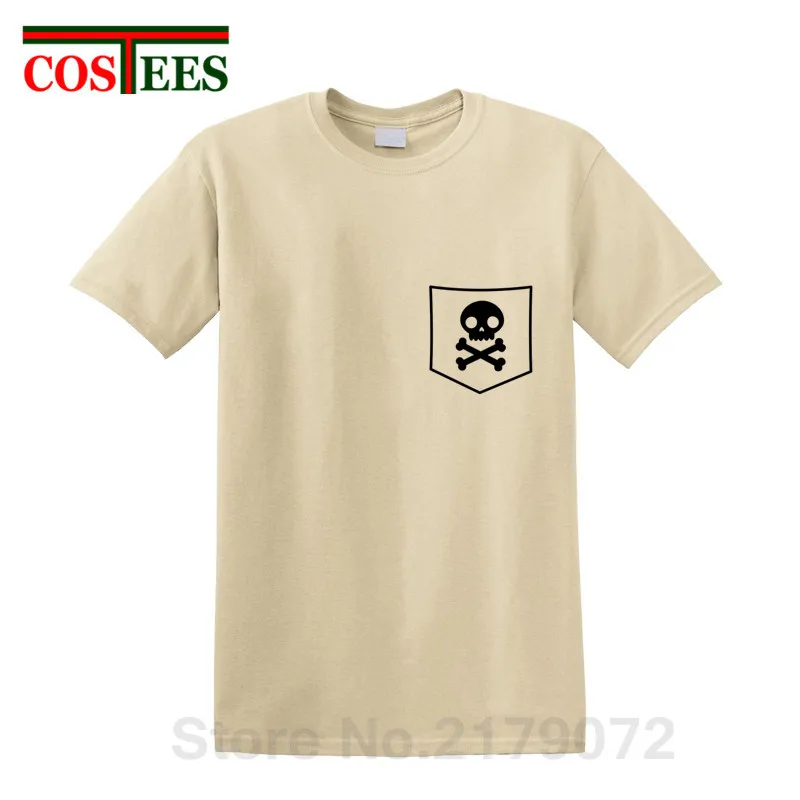 Pocket Goonies T shirts men Never say die Tees The goonies of astoria T-shirt pirate Skeleton tshirt one piece king shirt | Мужская