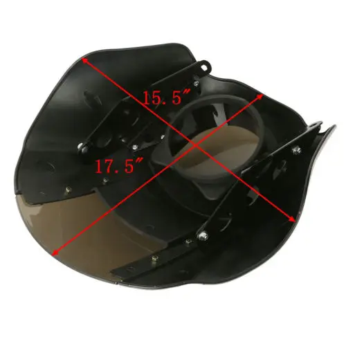 Мотоцикл четверть обтекатель комплект лобовое стекло для Harley Sportster XL 883 1200 1988- Dyna Fat Bob Super Glide 1995-2005