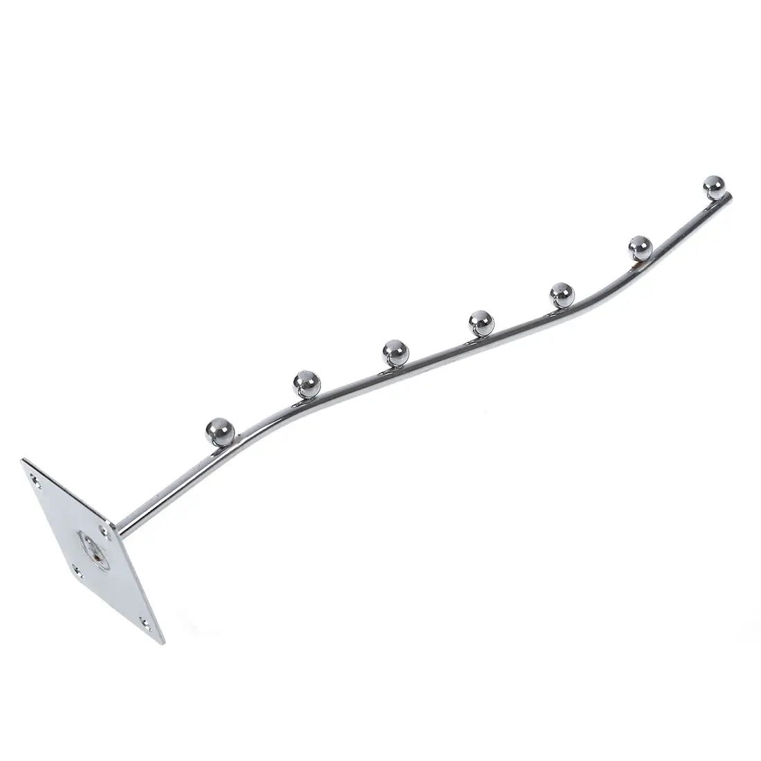 Wall Mount Waved Waterfall Hanger Rack 7 Beads Garment Display Hooks Drop Shipping | Обустройство дома