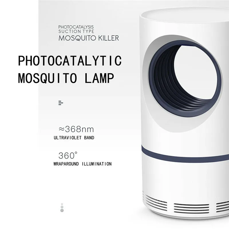 Ультрафиолетовый светильник от комаров лампа Usb электрическая светодиодная фотокаталитическая противомоскитная ловушка безопасное энергосберегающее противомоскитное устройство