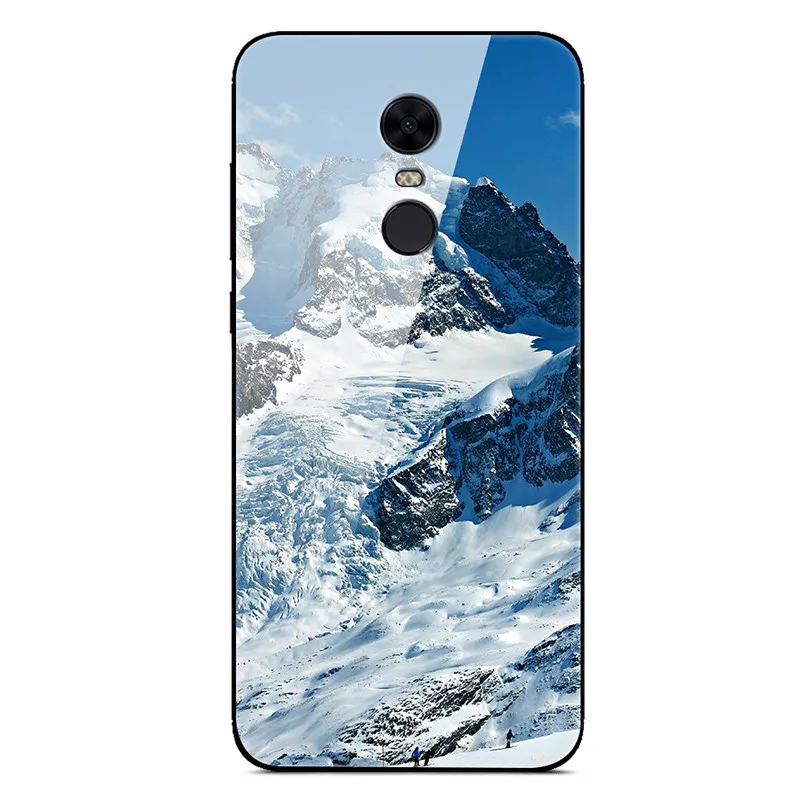 Чехол из закаленного стекла для Xiaomi Redmi 5 Plus, чехол с изображением планеты космоса, противоударный стеклянный чехол на заднюю панель для Xiaomi Xiomi Redmi 5 5 Plus, чехол - Цвет: 40