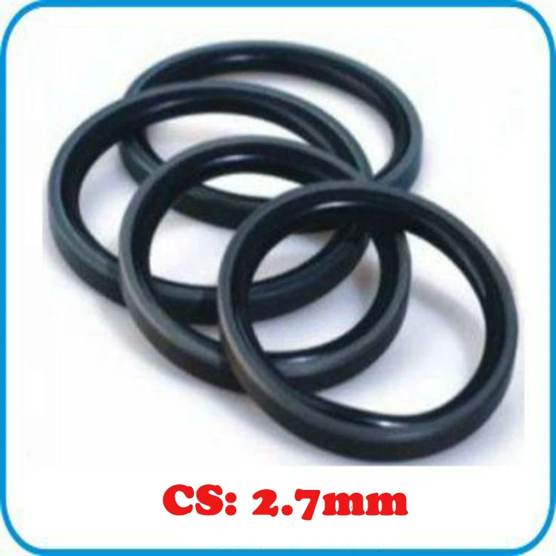 

CS 2.50mm ID80mm-150mm 10pcs gasket Silicone O-Ring Seal Film Fluororubber Ring NBR Gasket plastic oil and waterproof seal