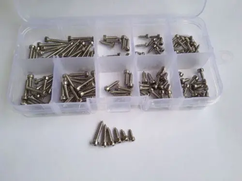 200 шт. M2 шестигранный болт Шестигранная головка с круглой головкой набор